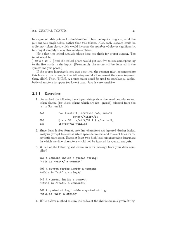 Compiler Design: Theory, Tools, and Examples - Page 41